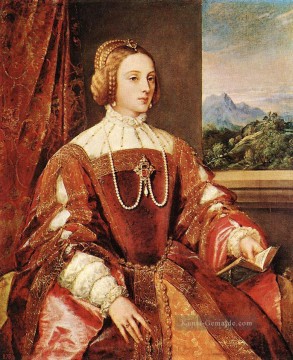 isabella coymans Ölbilder verkaufen - Kaiserin Isabella von Portugal Tizian